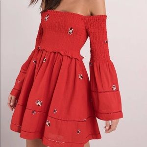Free People Chasing Daisies small red